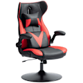 Miniatyrbillede 1 af 10: Gamingstol med vippefunktion, ergonomisk computerstol, højdejusterbar kontorstol, roterende skrivebordsstol med hoved- og lændepude, bæreevne op til 1