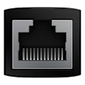Miniatyrbillede 4 af 9: Ethernet RJ45 netværkskabelstik, sort SÆT med 10 stk.