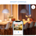 Miniatyrbillede 10 af 11: WiZ smart lampe, E14, RGBW - alle farver og nuancer af hvidt lys, Wi-Fi, 470 lm
