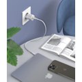 Miniatyrbillede 6 af 7: GaN USB-C PD 30W vægoplader hvid