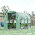 Miniatyrbild 3 av 10: Filmväxthus 2,95X2X2M, Tunnel, Walk-In, 6 Fönster, Uv-Skydd, Grön