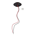Pikkukuva 3 / 4: Merkkivalo 10-30V punainen/valkoinen 60x34mm LED