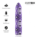 Miniatyrbillede 2 af 7: Custom Bullets - Genopladelig Snake Purple Magnetic Bullet 10 intensiteter
