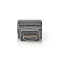 Miniatyrbillede 2 af 9: HDMI™ Adapter | HDMI™ Stik | HDMI™ Hun | Guldplateret | Swivel | ABS | Sort | 1 stk. | Konvolut