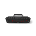 Miniatyrbild 7 av 9: Digital klockradio | LED Display | 1x 3.5 mm Audio Input | Tidsprojektion | AM / FM | Snooze-funktion | Sov timer | Antal alarm: 2 | Svart