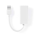 Miniatyrbillede 1 af 4: USB-netværksadapter | USB 3.2 Gen 1 | 1 Gbps | USB-A Han | RJ45 Hun | 0.20 m | Runde | Nikkelplateret | Kobber | Hvid | Box
