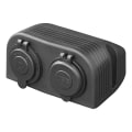 Miniatyrbillede 2 af 5: Overflademonteringssæt: 12V-stik + USB-hurtigoplader type A + C 2-vejs 3A