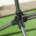 Miniatyrbillede 10 af 10: Hammock Camping Chair Sammenklappelig Havestol Op Til 120 Kg, Oxford, Sort