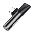 Miniatyrbillede 3 af 9: Audio Converter L41 adapter fra USB-C til USB-C port + Jack 3,5 mm sort