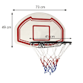 Miniatyrbillede 2 af 9: Trizand 24335 basketball bagplade