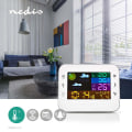 Miniatyrbild 2 av 9: Väderstation | Inomhus & utomhus | Inklusive trådlös vädersensor | Väderprognos | Tidsdisplay | Färg LCD Display | Alarmklockfunktion