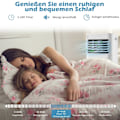 Pikkukuva 2 / 5: 4 in 1 Mobile Air Conditioner 9000 BTU Jäähdytys-, tuuletus- ja kosteutta poistava ilmastointilaite mustalla kannella 16℃-32℃