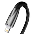 Pikkukuva 3 / 9: Glimmer-sarjan USB-A-kaapeli Iphone Lightning 480Mb-s 2.4A 2m musta