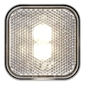 Miniatyrbillede 6 af 7: Positionslygte foran 12/24V hvid 65 x 65 mm LED