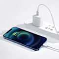 Pikkukuva 8 / 9: Kaapeli iPhonelle USB Type C - Lightning Power Delivery 20W 1m valkoinen
