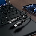 Miniatyrbillede 6 af 6: MFI kabel til iPhone USB-C - Lightning 30W 3A 1,2m sort