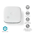 Miniatyrbild 1 av 9: SmartLife Rökdetektor | Wi-Fi | Batteridriven | Givarens livscykel: 10 år | EN 14604 | Max. batteritid: 24 månader | 85 dB | Vit | 1 st