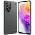 Pikkukuva 1 / 9: Kestävä ja joustava kotelo ja kansi Galaxy A73 Onyx harmaalle