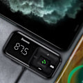 Miniatyrbillede 7 af 9: Trådløs Bluetooth FM-sender med oplader S-16 Overseas edition sort