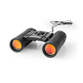 Miniatyrbild 8 av 9: Binocular | Förstoring: 8 x | Objektivlinsdiameter: 21 mm | Synfält: 128 m | Resväska ingår | Svart