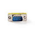 Miniatyrbillede 1 af 6: Seriel adapter | Adapter | D-SUB 9-Pin han | D-SUB 9-Pin han | Nikkelplateret | Metal | Box