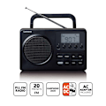 Pikkukuva 1 / 8: MPR-035BK Kompakti kannettava FM-radio LCD-näytöllä musta