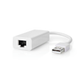 Miniatyrbillede 3 af 4: USB-netværksadapter | USB 2.0 | 100 Mbps | USB-A Han | RJ45 Hun | 0.20 m | Runde | Guldplateret / Nikkelplateret | Kobber | Hvid | Box