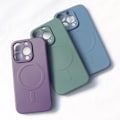 Miniatyrbillede 3 af 7: Silikone etui med MagSafe til iPhone 15 Plus Silikone etui, sort