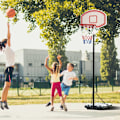 Miniatyrbillede 3 af 7: Udendørs basketballkurv justerbar bærbar højdejusterbar kurv 212-250 cm base med hjul metalstolper sort hvid |