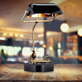 Miniatyrbillede 2 af 9: Sort banker lampe