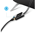 Miniatyrbillede 6 af 9: Eksternt LAN micro USB netværkskort 100Mbps til Chromecast 1m sort