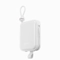 Pikkukuva 5 / 9: Powerbank jalustalla, USB-C-kaapelilla ja iPhone Lightning Cutie Series 10000mAh 22,5W valkoinen