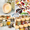 Pikkukuva 5 / 9: Maustesäiliö lasi 100 ml 24 kpl + 90 tarraa