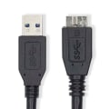 Pikkukuva 1 / 2: USB kaapeli | USB 3.2 Gen 1 | USB-A Uros | USB Micro-B Uros | 5 Gbps | Niklattu | 1.00 m | Pyöreä | PVC | Sininen | Label