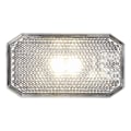 Miniatyrbillede 6 af 7: Forreste positionslygte 12/24V hvid 80 x 44 mm LED