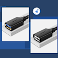 Miniatyrbillede 6 af 9: USB 3.0 forlængerkabel 1m sort