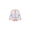 Pikkukuva 7 / 9: Koristeellinen muovinen led-valaistus Darth Vader - punainen sininen