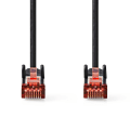 Miniatyrbillede 2 af 3: Kat 6 kabel | RJ45 Han | RJ45 Han | S/FTP | 10.0 m | Runde | LSZH | Sort | Label