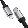 Pikkukuva 6 / 9: Kaapeli iPhonelle USB-C - Lightning A10 Series 20W 1,2m musta