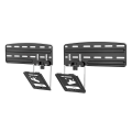 Miniatyrbillede 8 af 9: Fast TV Vægbeslag | 43 - 85 " | Maksimal vægt: 60 kg | Minimum vægafstand: 7.50 mm | Stål | Sort
