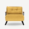 Miniatyrbillede 2 af 6: 1-sædet sovesofa Sando Single - Sennep