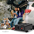 Miniatyrbild 2 av 9: Strömväxelriktare | Inspänning: 12 V DC | Enhetens utgångsanslutning: Type F (CEE 7/3) / USB-A / USB-C™ | 230 V AC 50 Hz | 300 W | Toppeffekt: 600 W |
