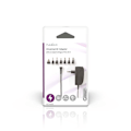 Miniatyrbillede 2 af 2: Universal AC Power Adapter | 24 W | 9 - 24 V DC | 1.80 m | 1.0 A - 1.5 A A | 6 plug(s) | Sort