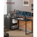 Miniatyrbillede 3 af 7: Fleksibelt computerbord med justerbar hylde