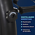Miniatyrbillede 8 af 10: Mini Cykel Pedal Træner Træningscykel Lcd Display Støbejern Sort 35X40X31Cm