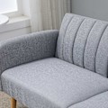 Miniatyrbild 8 av 10: Bäddsoffa, 2-sits soffa med sovfunktion, justerbart ryggstöd, tjockt vadderad soffa, armstöd, bäddsoffa med träben för vardagsrum, gästrum, 173 x 75 x