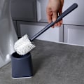 Miniatyrbild 2 av 7: WC-borste med behållare i grafit, enkel design
