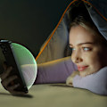 Miniatyrbillede 4 af 8: Grønt hærdet glas til iPhone 14 Pro Max med Anti Blue Light-filter til hele Knight-skærmen