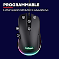 Miniatyrbild 4 av 8: GXT 922 Ybar Gaming Mouse Eco Svart