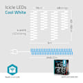 Miniatyrbillede 3 af 9: SmartLife jluelys | Istap | Wi-Fi | Cool Hvid | 240 LED's | 5.00 m | Android™ / IOS